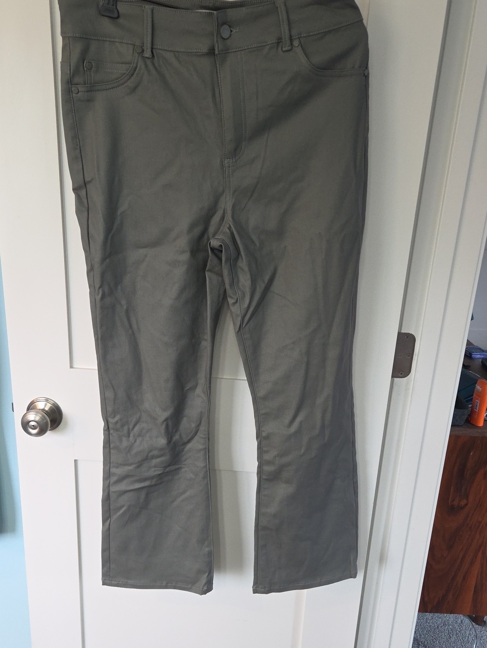 ARULA Olive Green Boot Cut Pants